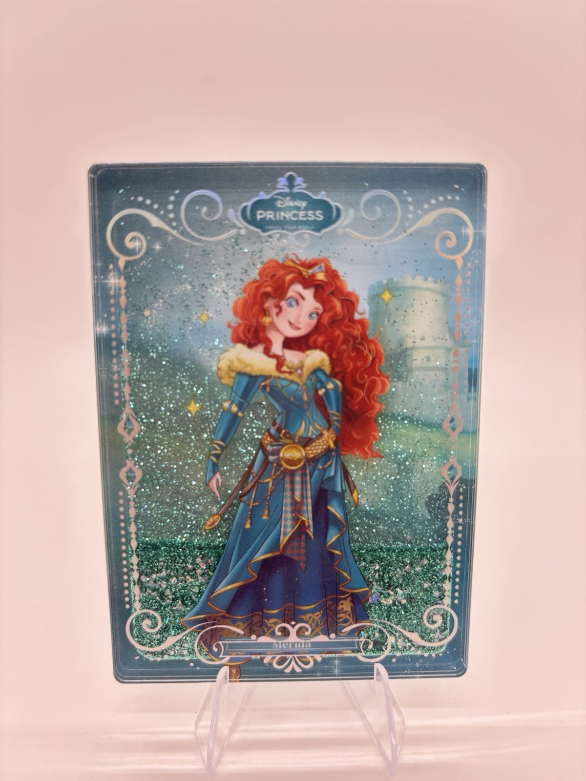 Disney Principessa Principessa Merida Glitter Non Sport Trading Card Suplay