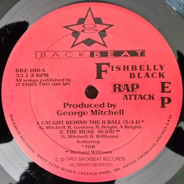 Fishbelly Black - Rap Attack EP (12", EP) (Very Good Plus (VG+)) - 3288208355