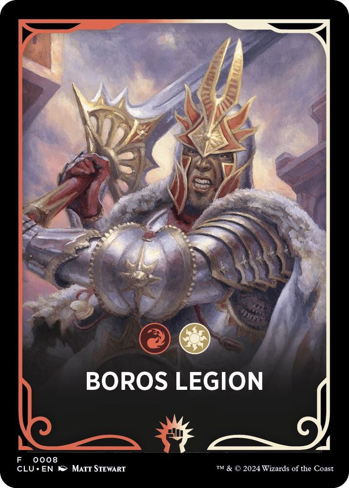 Carta Tema Boros Legione 8 Ravnica: Edizione Indizio Magic: The Gathering