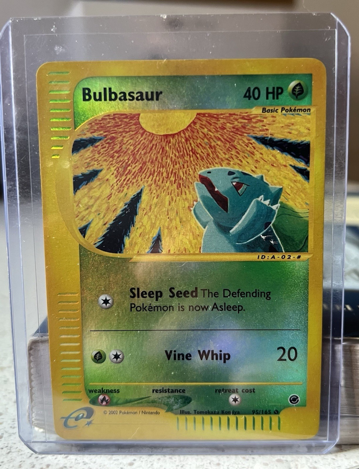 🍃 Bulbasaur 95/165 Expedition 2002 40 HP Holo Reverse FOIL ENG Pokémon TCG NM