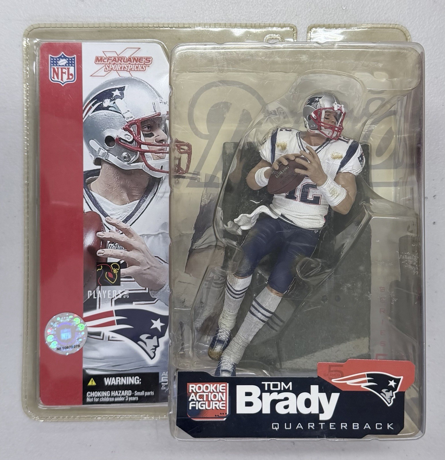 Tom Brady NFL McFarlane’s Sportspicks Rookie 2002