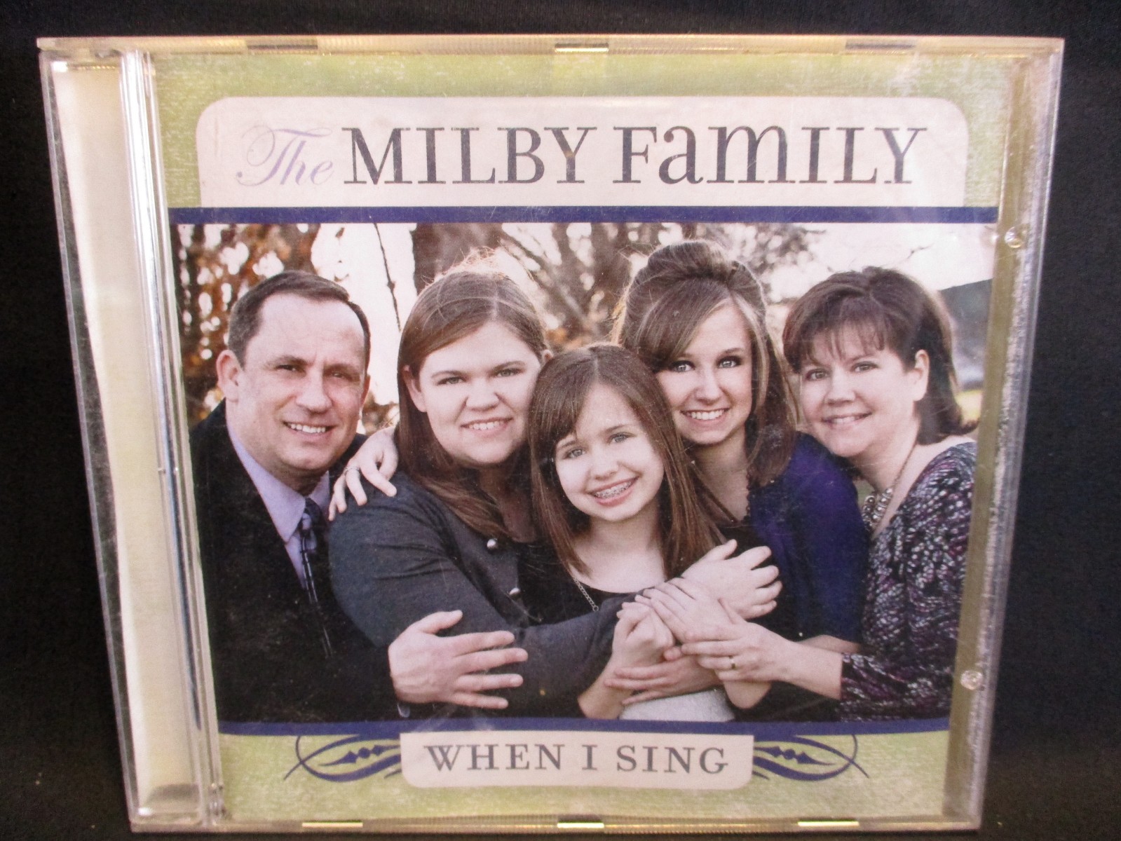 The Milby Family When I Sing 2011 CD, VG+ disc booklet, Christian Gospel