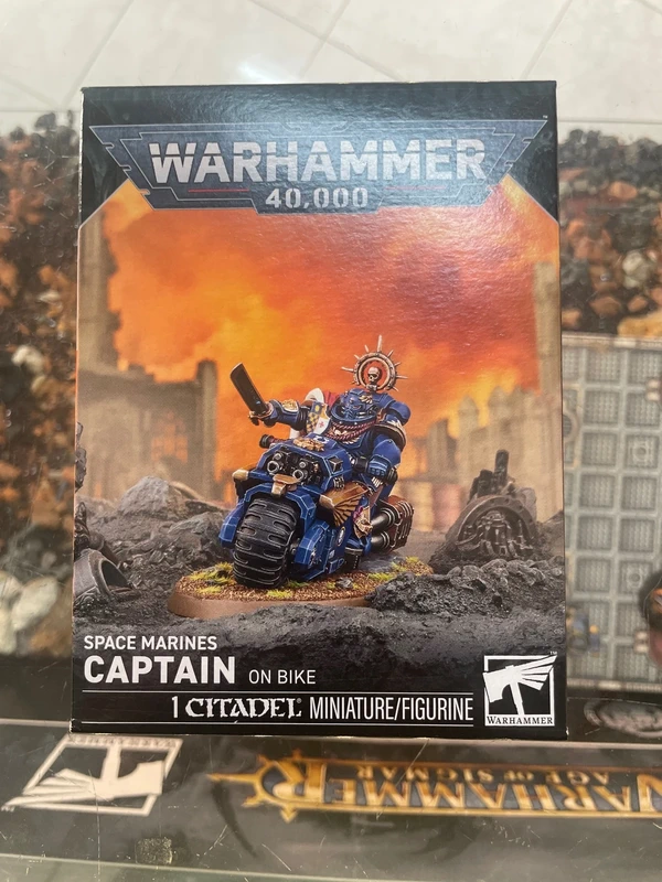 Captain on bike