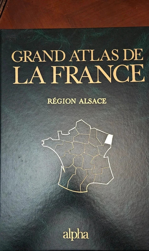 Grand atlas de France région Alsace 1987