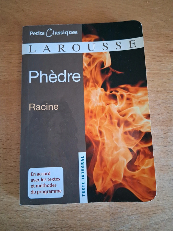Livre phèdre de racine