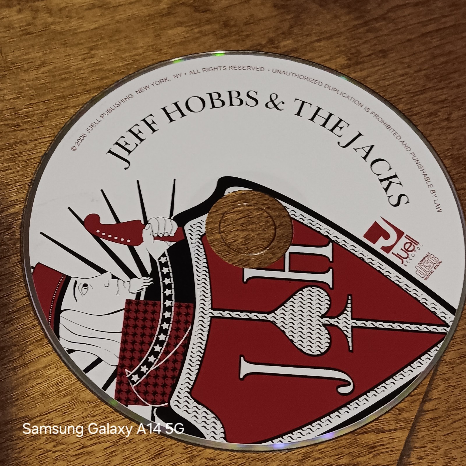 JEFF HOBBS & THE JACKS Road To Nowhere CD 2007 Southern Rock Disc Only Rare