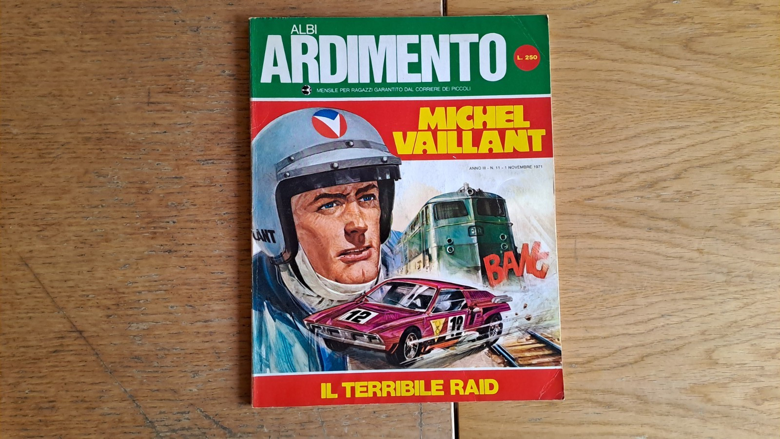 Albi Ardimento n.11 Anno III: Michel Vaillant: "Il terribile raid", 1971