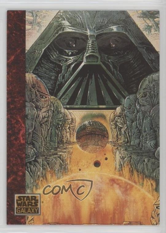 1993 Topps Star Wars Galaxy L'arte di Star Wars altamente stilizzato #57 md3