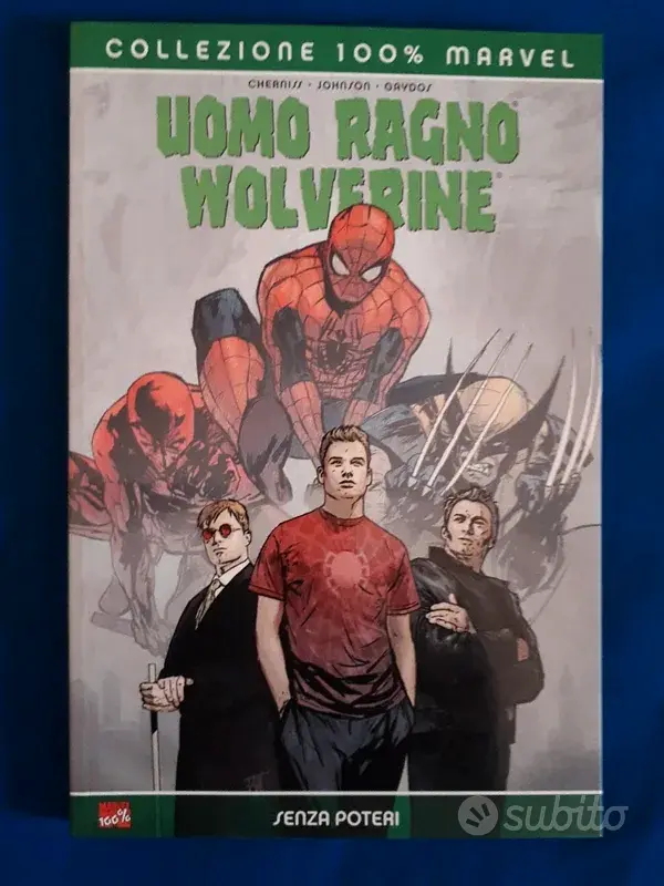 Uomo Ragno Wolverine - Senza Poteri (Marvel 100%)