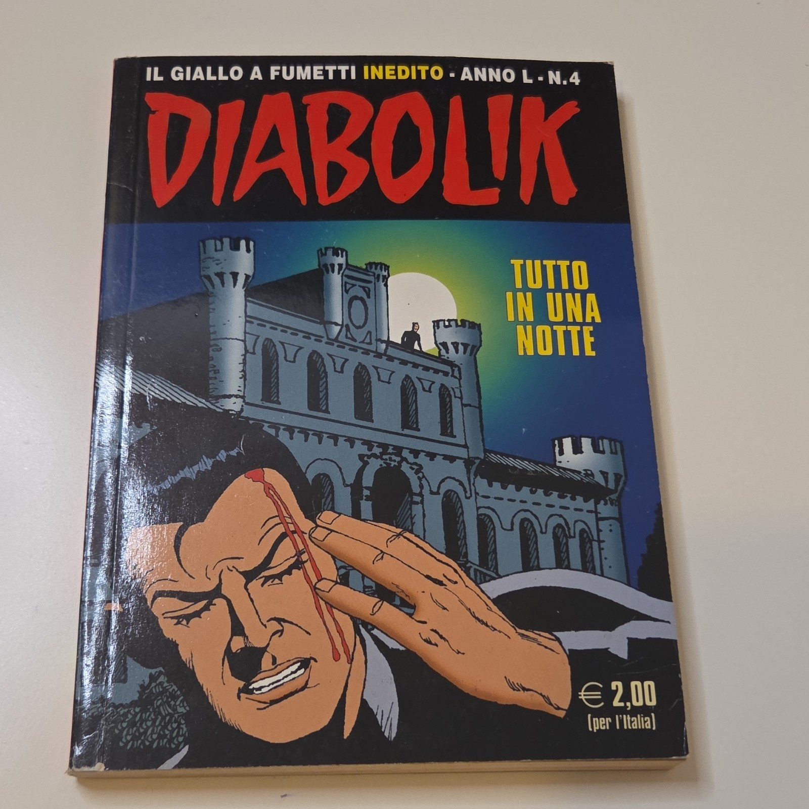 Astorina Diabolik 4 Tutto in una notte Aprile 2011 Mensile B/N