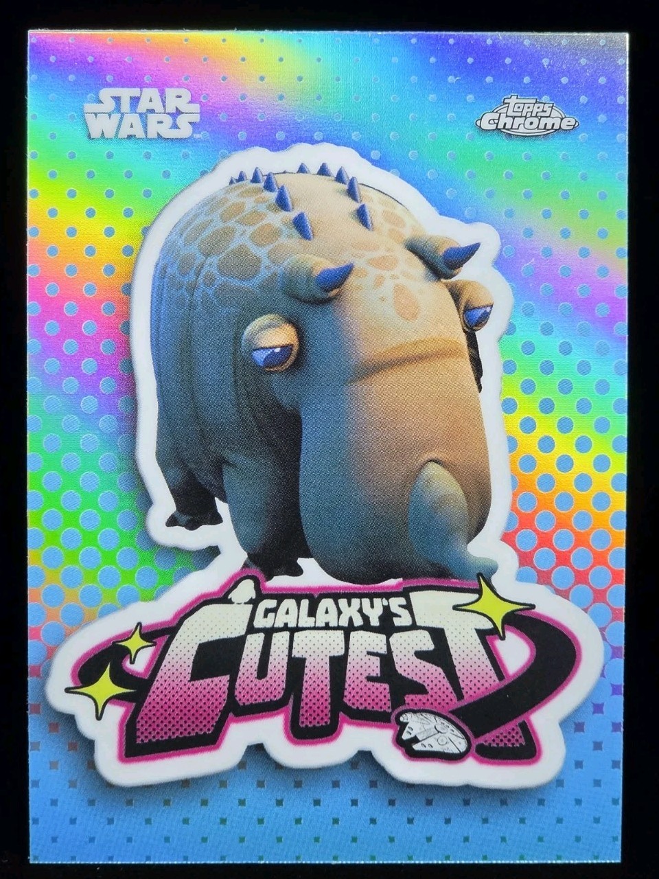 2026 Topps Chrome Star Wars Puffer Pig Galaxy's Cutest #QT-11