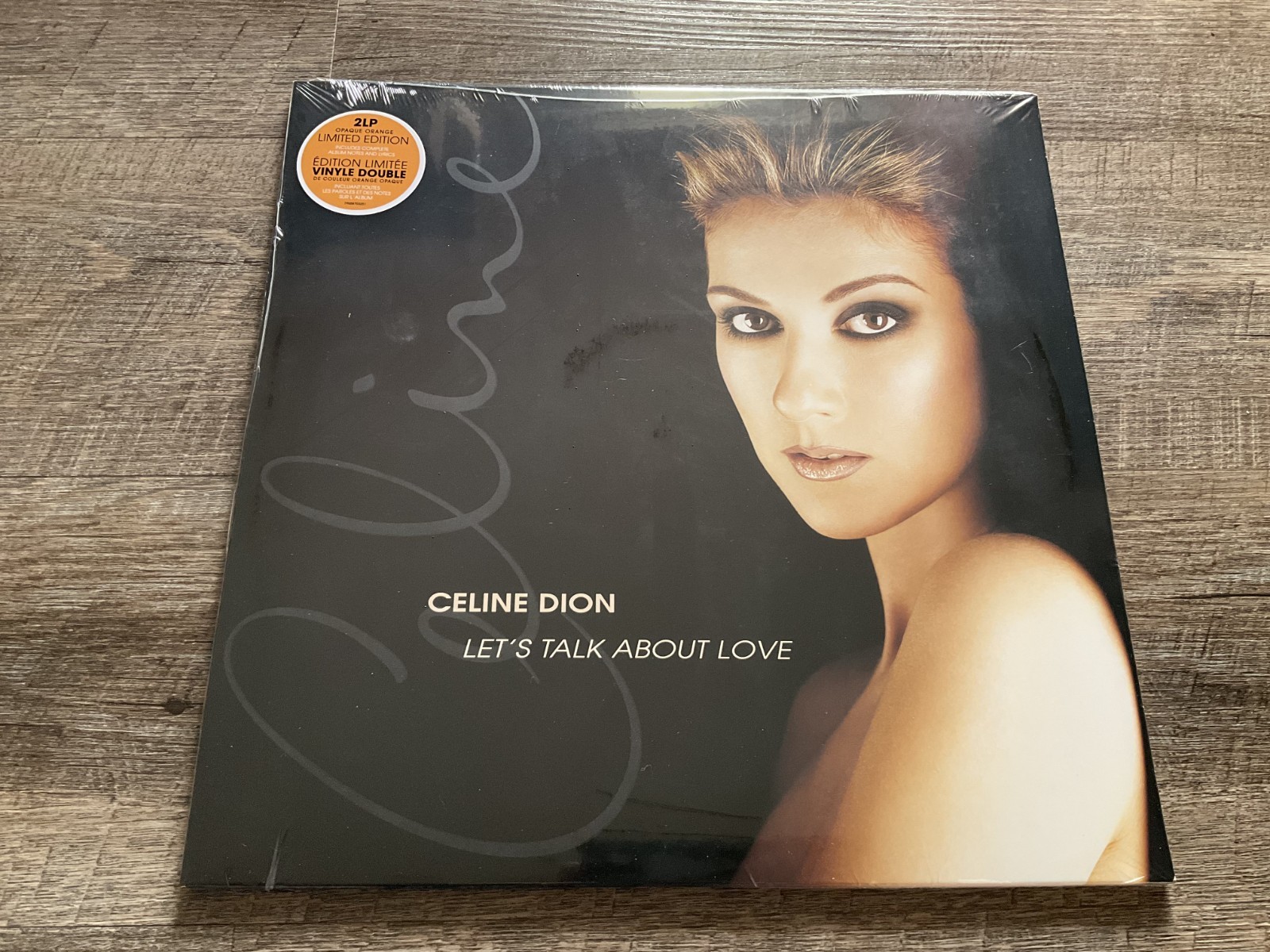 Celine Dion - Let's Talk About Love Vinyl LP Album - Orange - NEW & SEALED