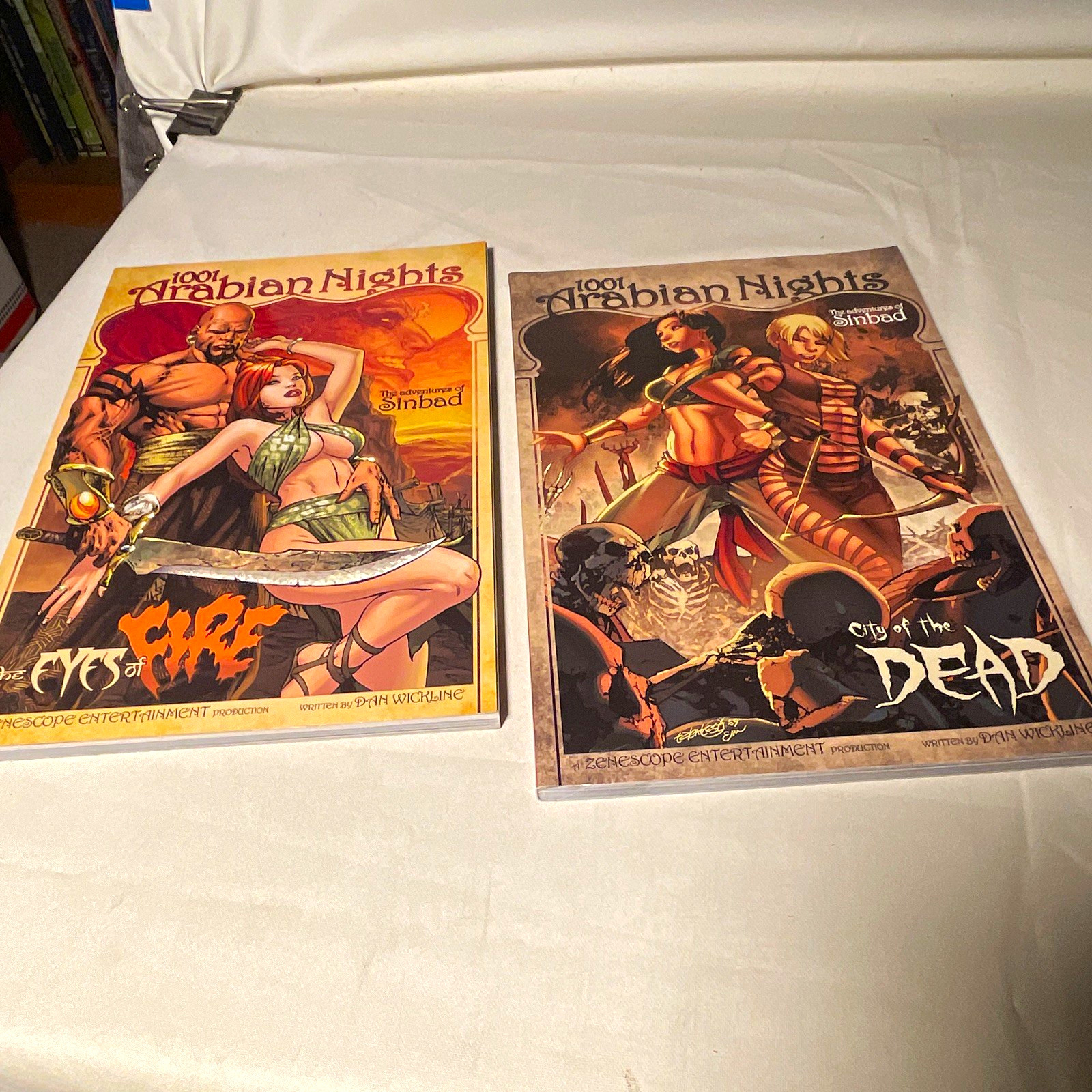 Zenscope 1001 Arabian Nights, Sinbad Vol 1-2 TPB Occhi di Fuoco, Città dei Morti