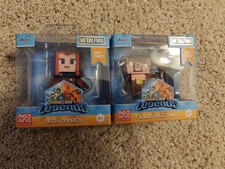 Lotto 2 Jada Toys METALFIGS 2,5" Minecraft Legends NUOVO MOJANG Die-Cast Figure