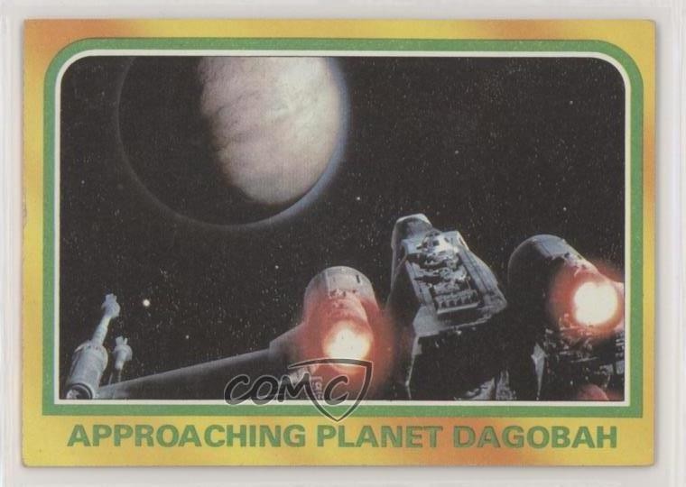 1980 Topps Star Wars: L'impero colpisce ancora avvicinandosi al pianeta Dagobah 0f6