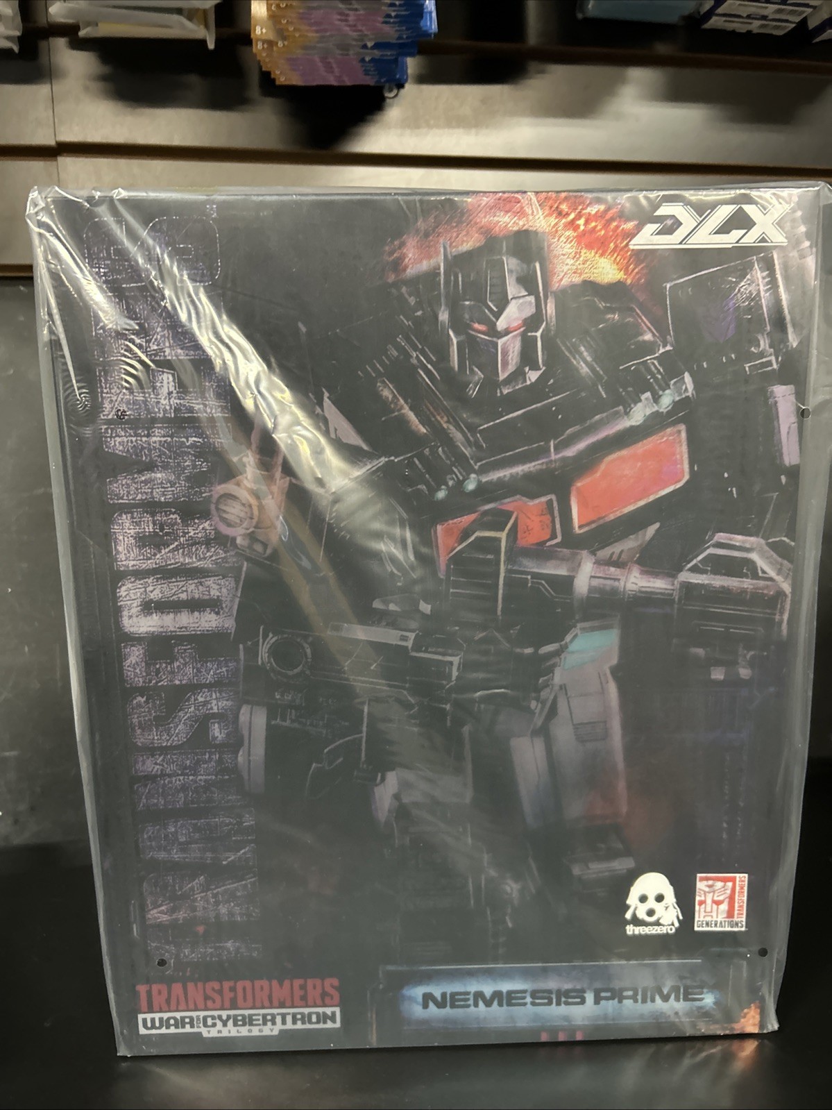 Threezero Transformers War per Cybertron Nemesis Prime Deluxe PX esclusivo