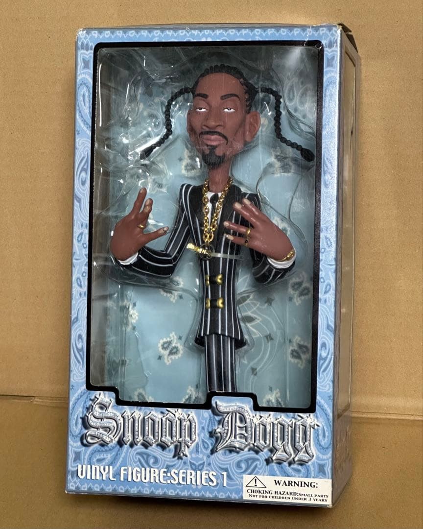 Rara bambola in vinile Snoop Dogg Figure serie 1 fuori produzione