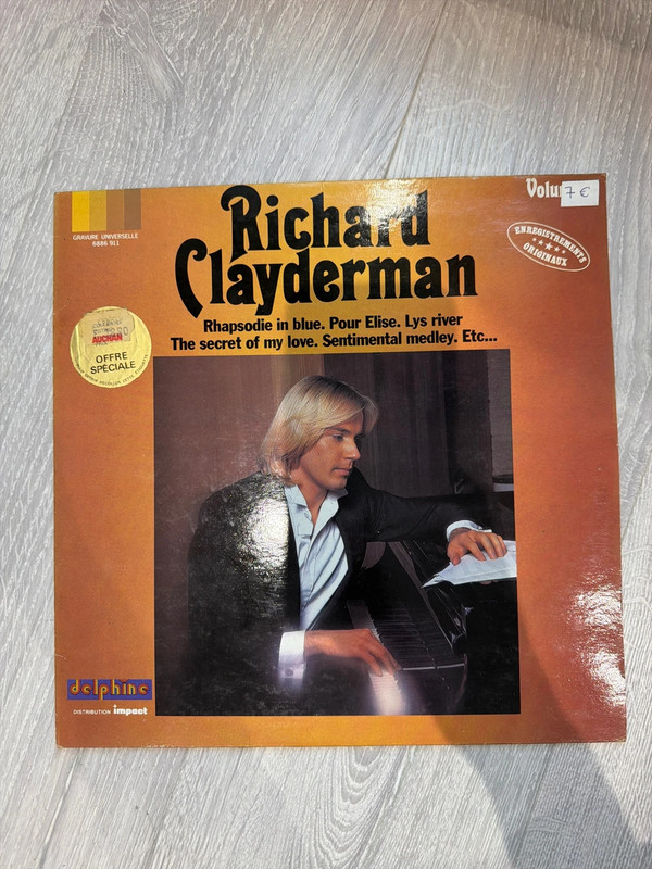 Vinyle 33 tours - Richard clayderman