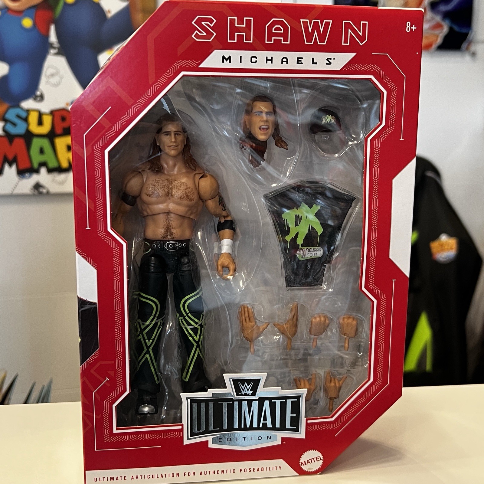 WWE Shawn Michaels Ultimate Edition Modellino Esclusivo Nuovo