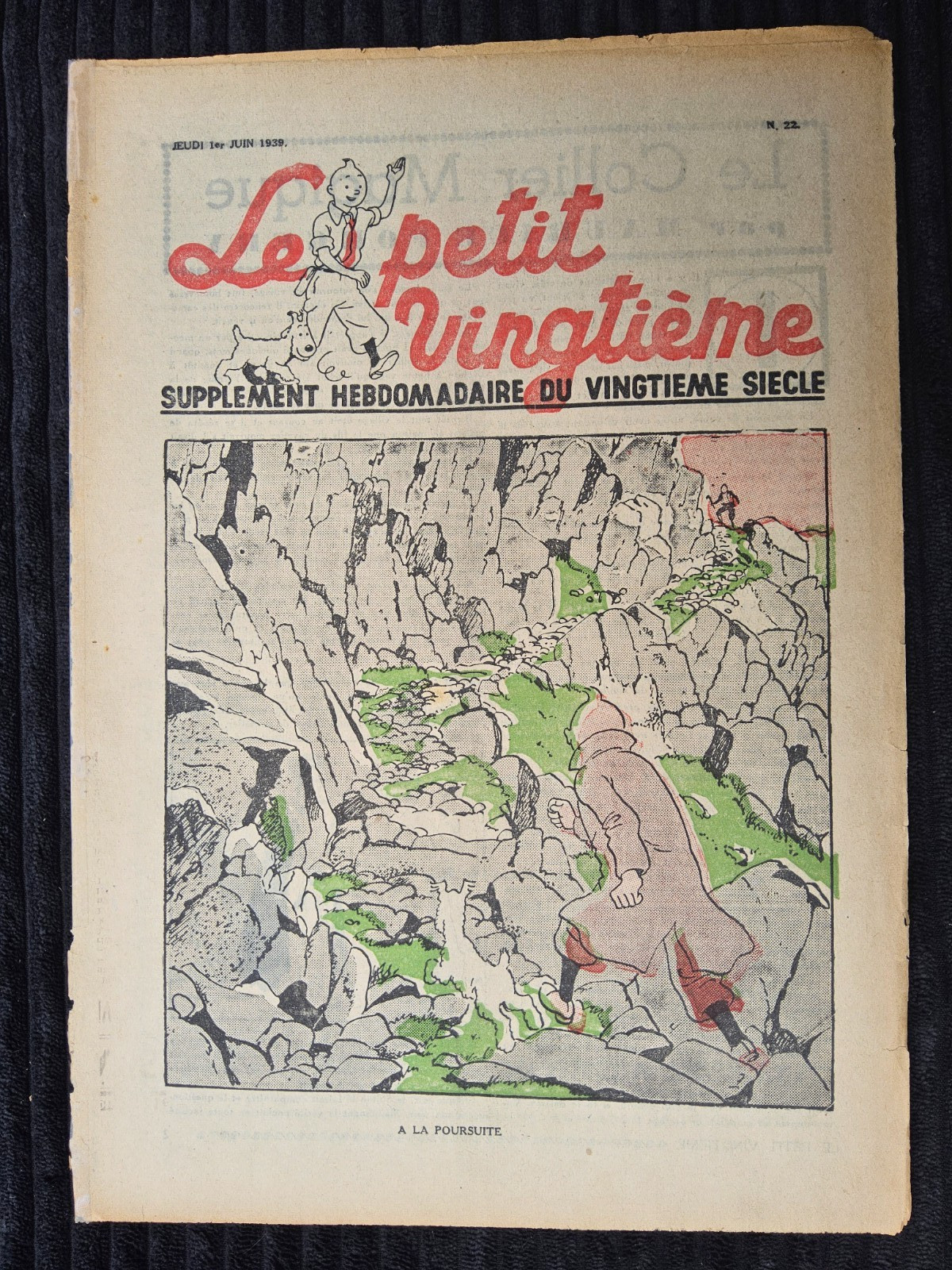 Tintin - Petit Vingtième - Numéro 22 de 1939 - En Syldavie