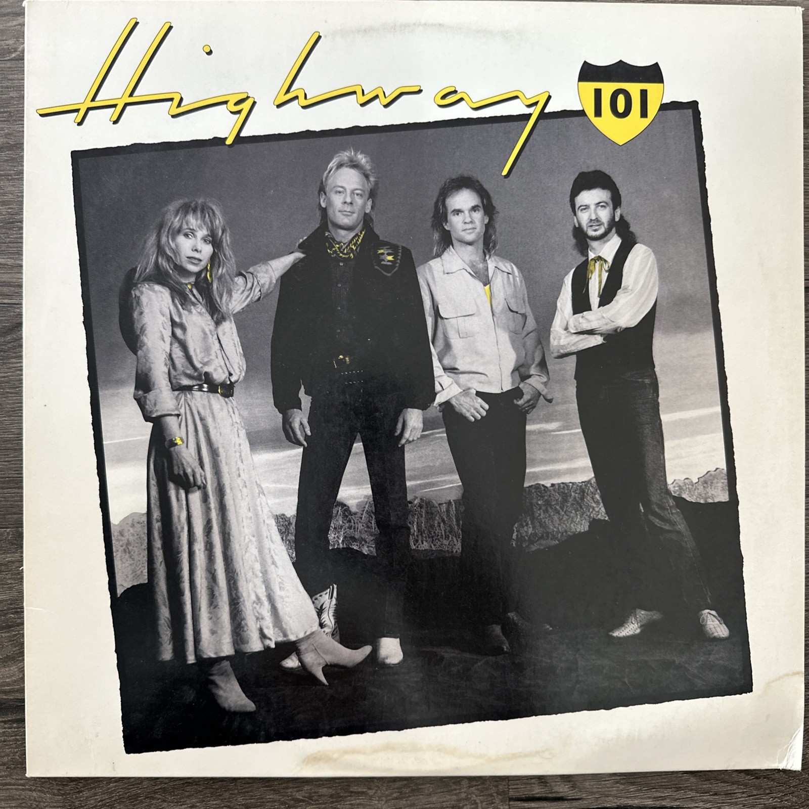 Highway 101 - Self Titled LP VG+/VG Country 1987 Vintage Vinyl Original Press