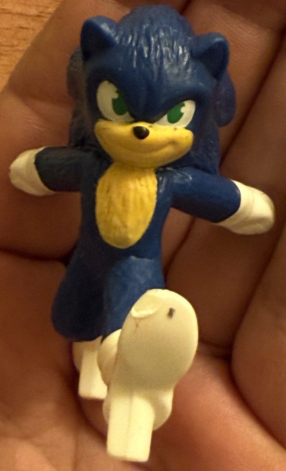 Sonic Il Riccio Running Figure Giocattolo Action Cake Topper Non Sta in piedi