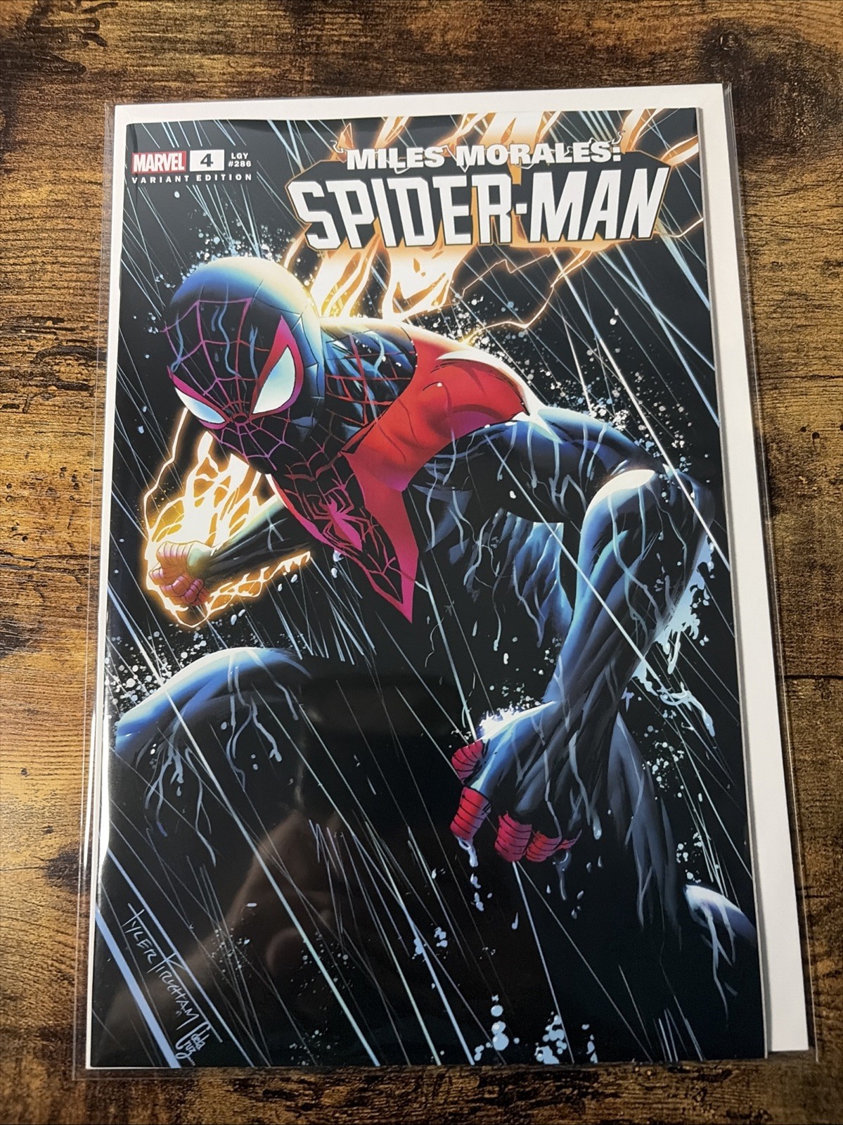 MILES MORALES: SPIDER-MAN #4 (VARIANTE ESCLUSIVA TYLER KIRKHAM) FUMETTO ~ MARVEL