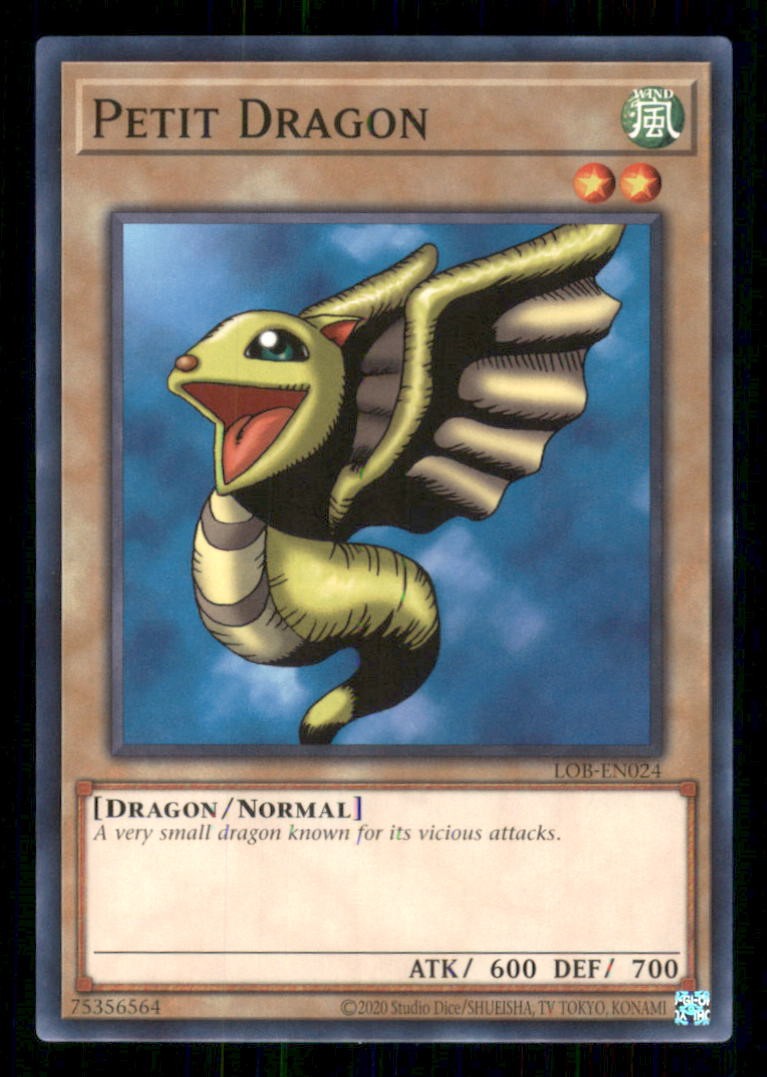 Petit Dragon LOB-EN024 (Edizione 25° Anniversario) Yu-Gi-Oh Unlimited NM
