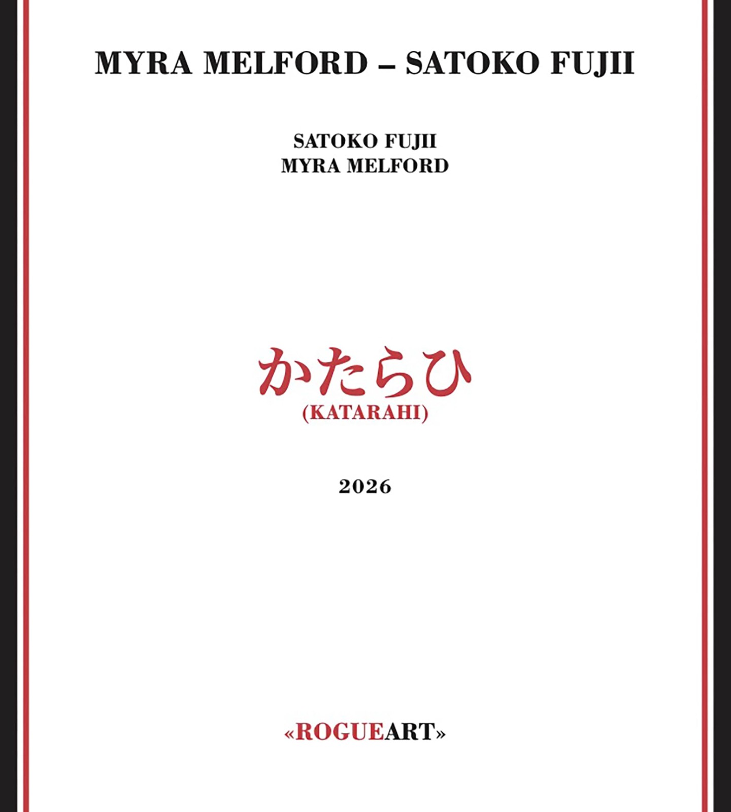 MELFORD,MYRA / FUJII,SATOKO Katarahi (CD)