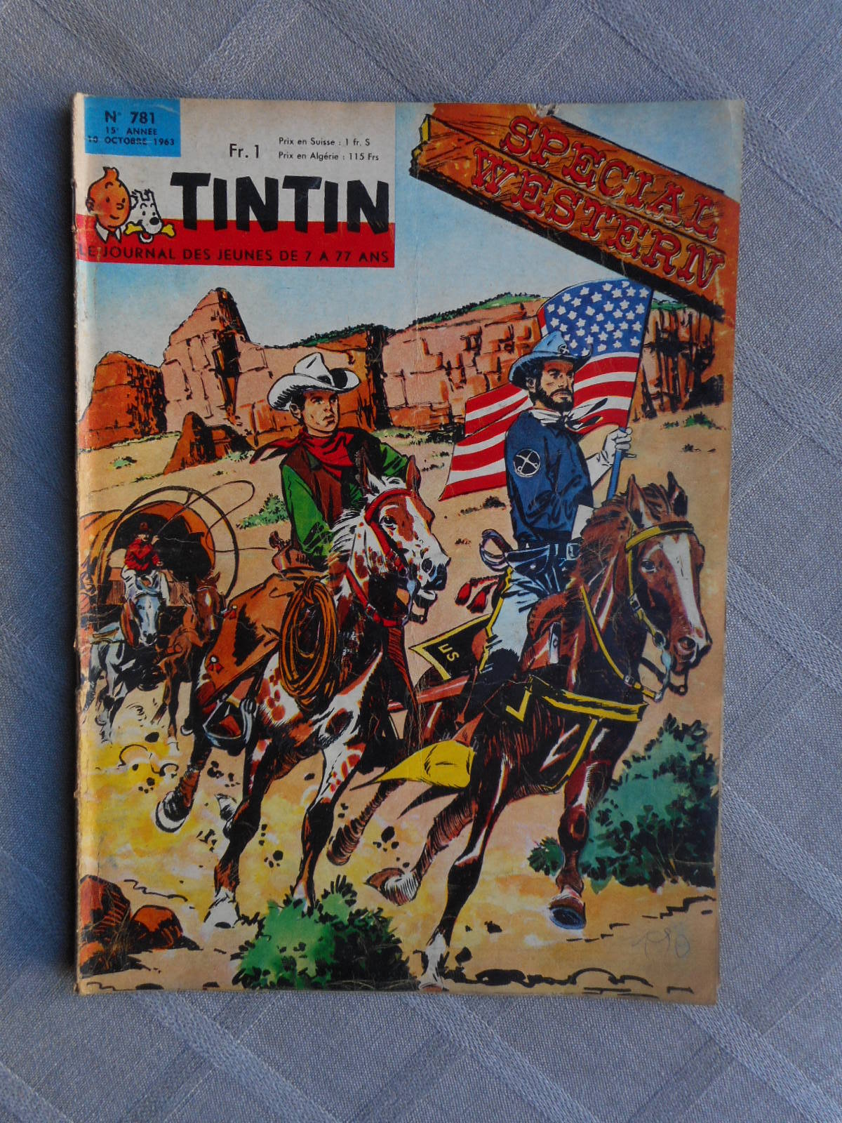 Hebdo Tintin 1ª Serie N°781 Stato Corretto Senza Più