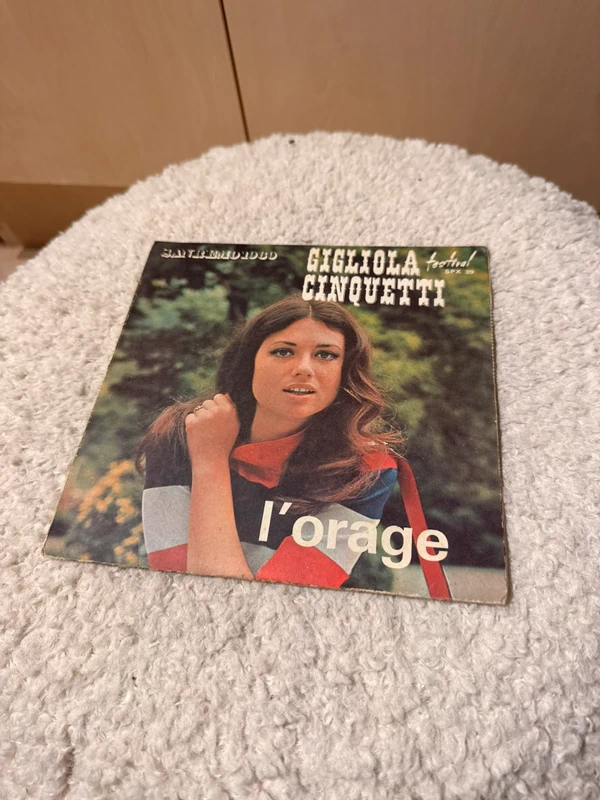 vinyle Gigliola Cinquetti L’orage - Vole, petite hirondelle 45 tours
