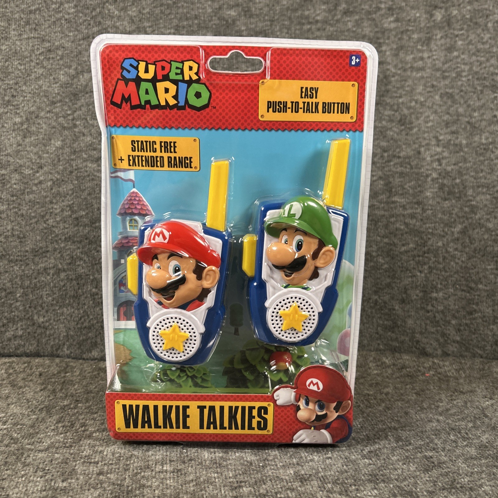 Walkie talkie Super Mario Luigi Extended Range Nintendo nuovo sigillato