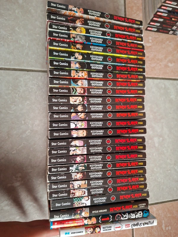 demon slayer tutta la collezione più 3 manga a parte, leggete BENE la descrizione