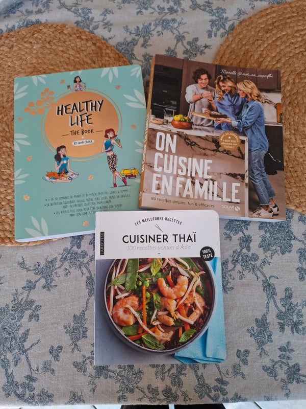 Lot 3 livres de cuisine