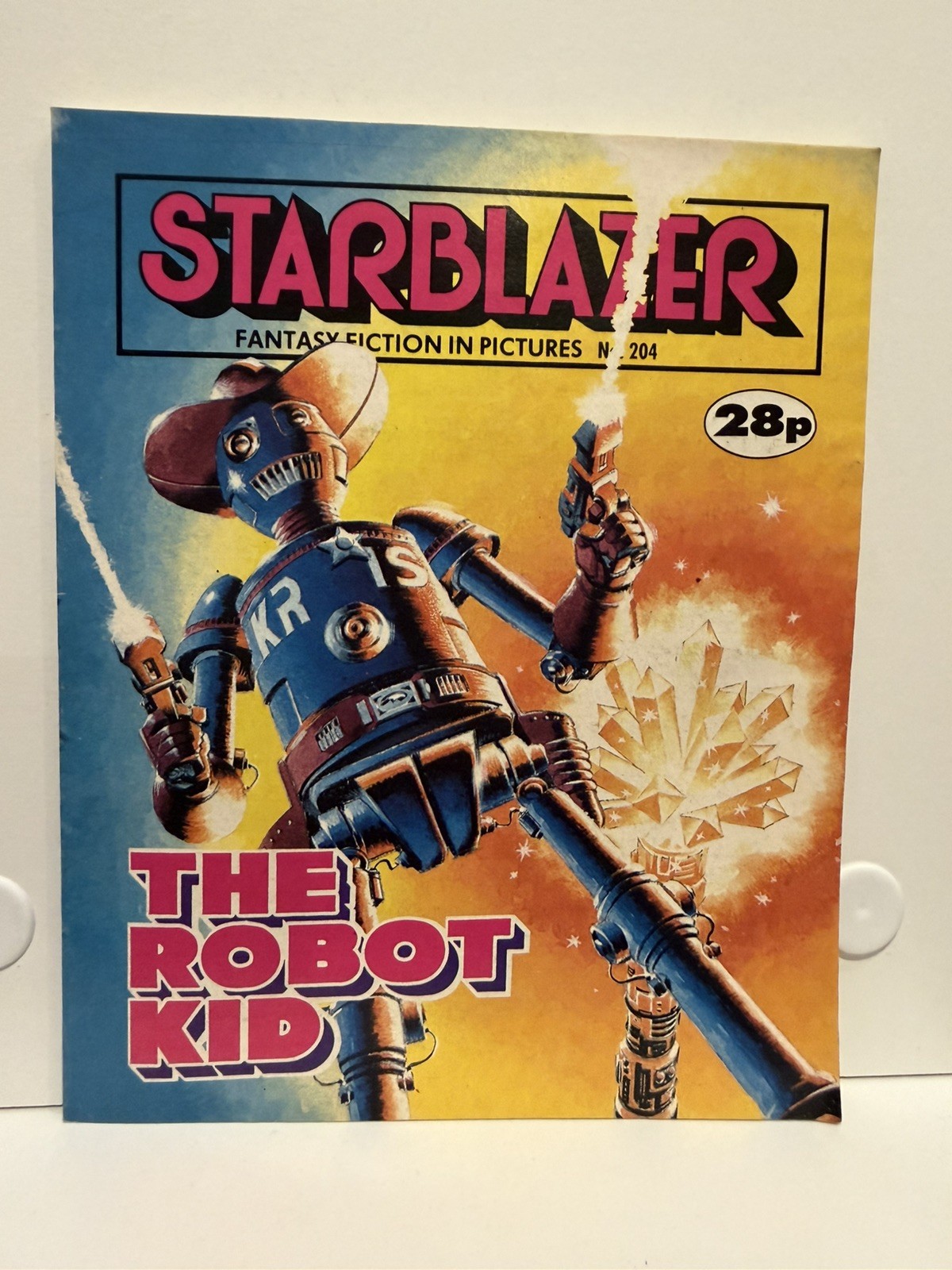 STARBLAZER COMIC # 204 - The Robot Kid Fantasy Fiction in Pictures 
