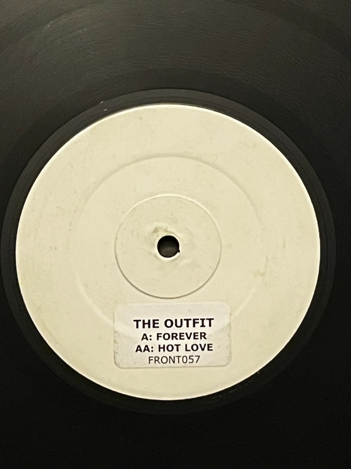 The Outfit – Forever / Hot Love (12" Vinyl Promo) White Label DnB - FRONT057