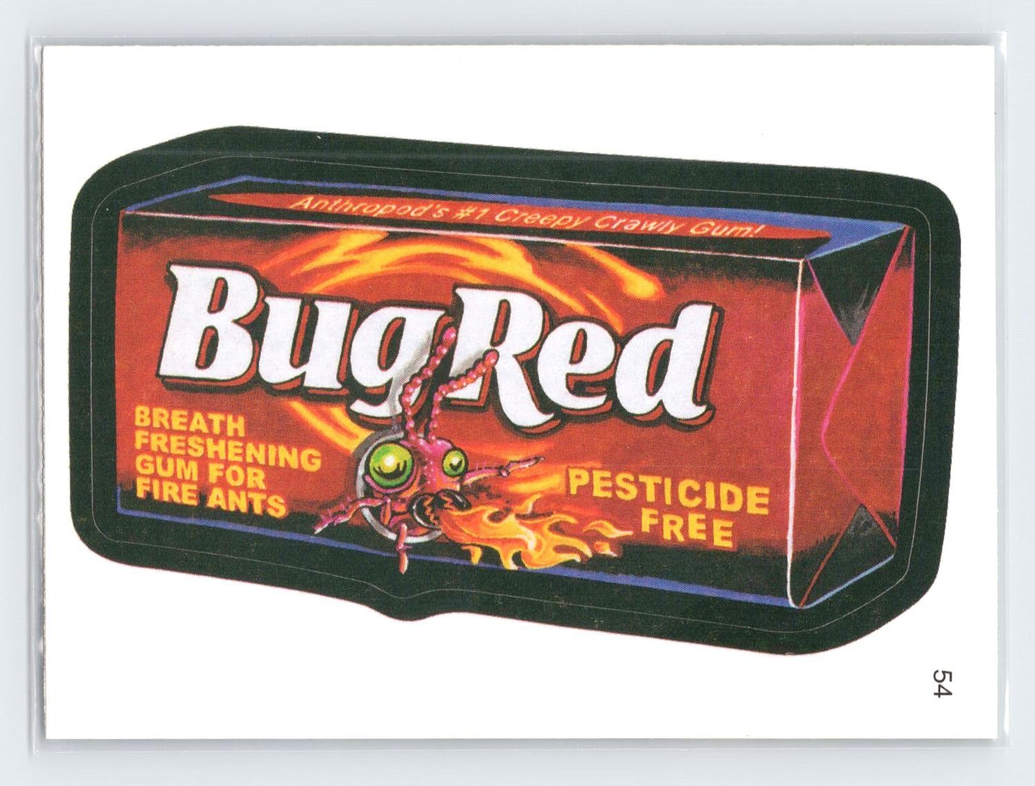 Topps Wacky Packages 2006 tutto nuovo serie 4 #54 rosso insetto