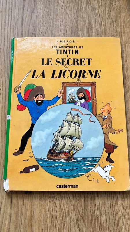 BD Tintin et le secret de la licorne