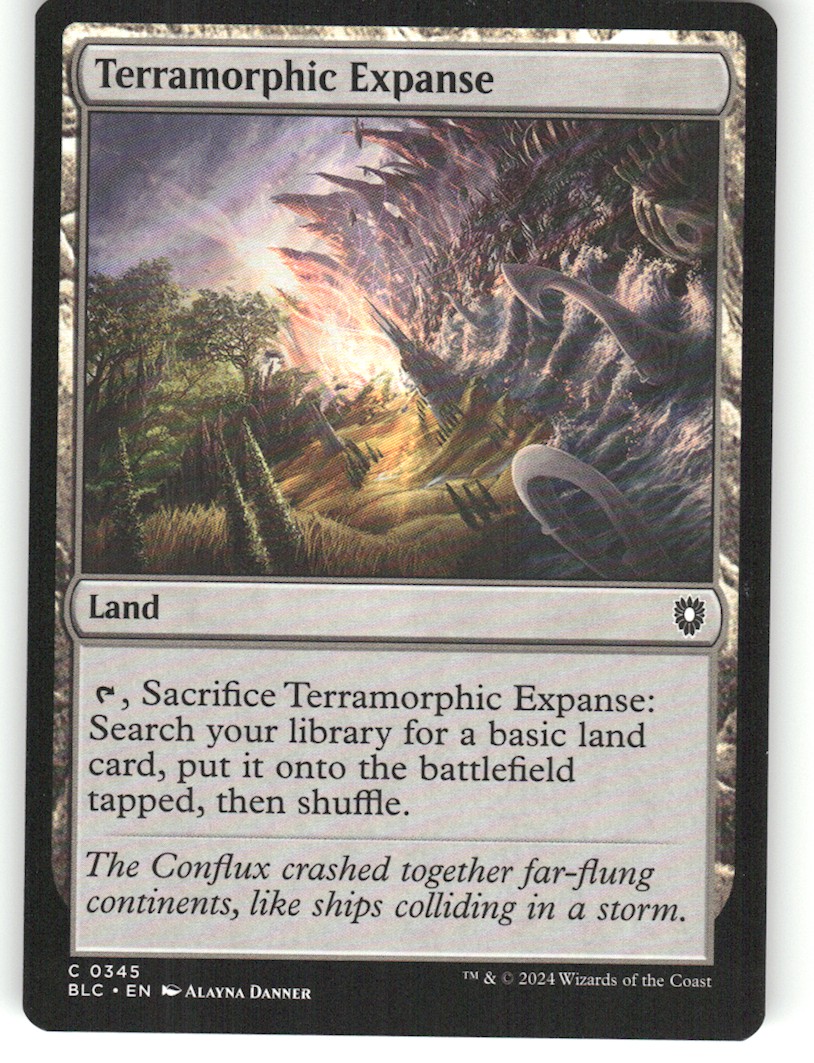 Terramorphic Expanse C Commander: Bloomburrow 345 NM