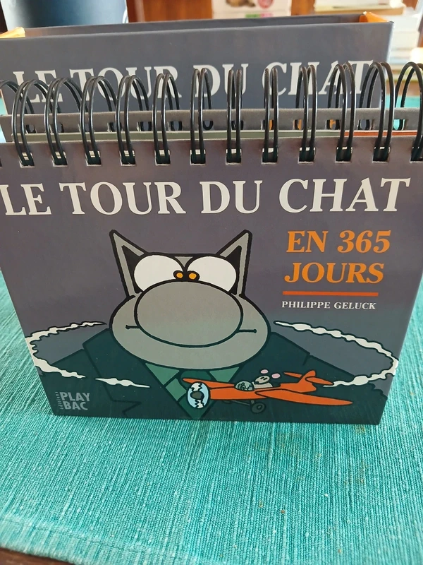 Calendrier perpétuel Le tour du chat en 365 jours Geluck