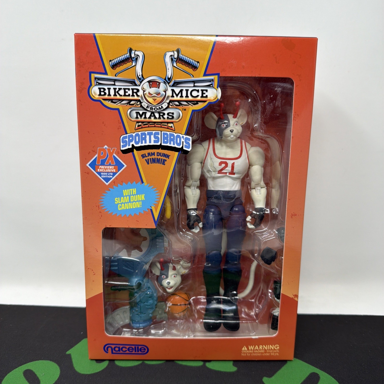 Biker Mice From Mars Sports Bros Slam Dunk Vinnie PX Previews Exclusive LIMITED