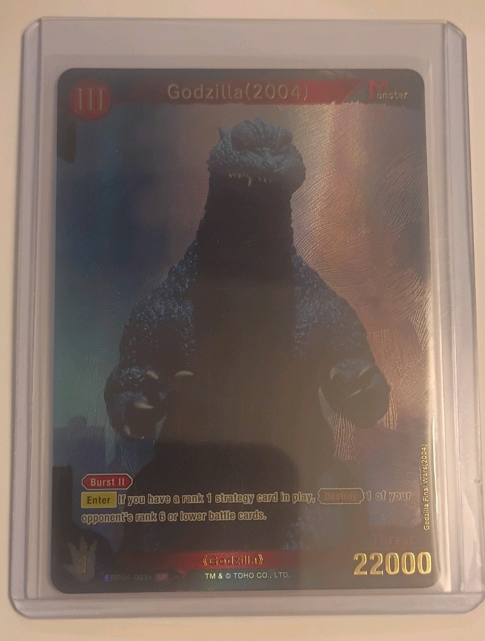 Godzilla Card Game GODZILLA (2004) EBP04-003+ SP