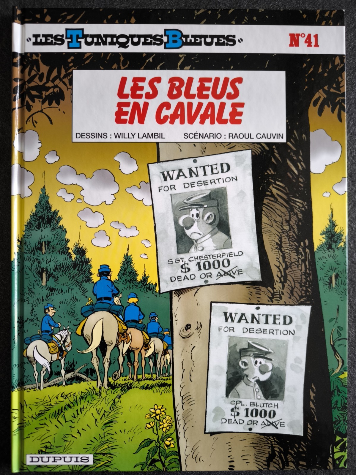 BD Les tuniques bleues - 41 - Les bleus en cavale - EO 1998