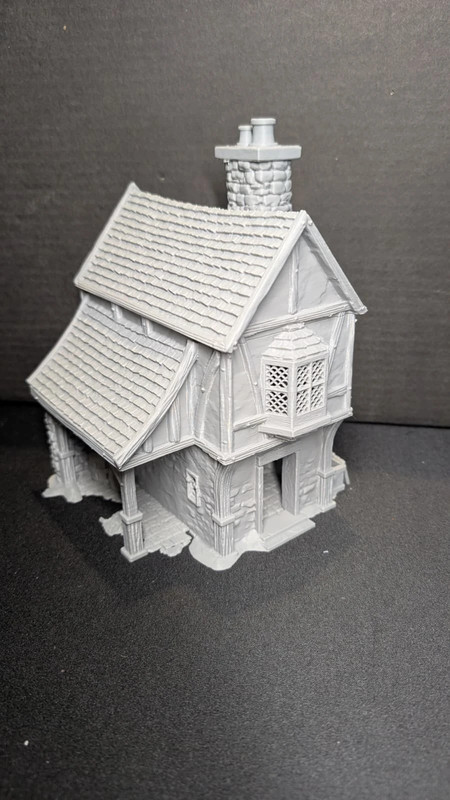Medieval house / shop 28–32 mm – D&D, Mesbg, tabletop Terrain