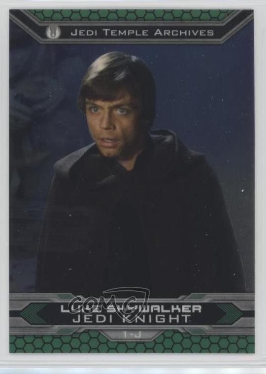 2015 Topps Star Wars Chrome Perspectives: Jedi vs Sith Luke Skywalker #1-J 0l2