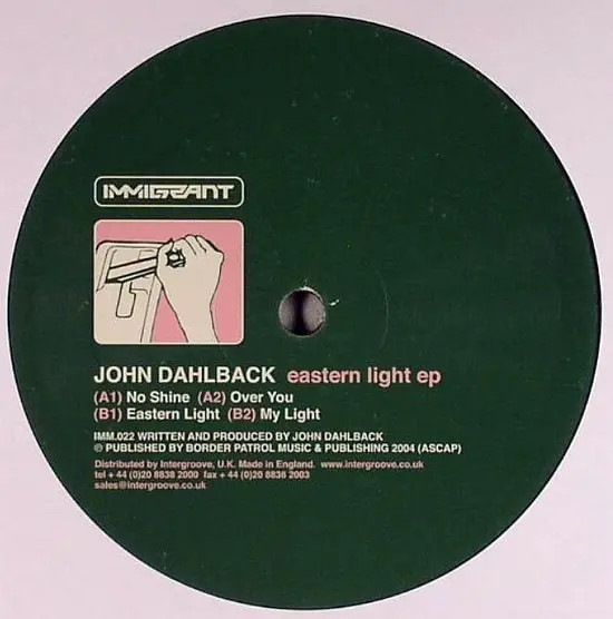 EP John Dahlbäck Eastern Light EP Immigrant