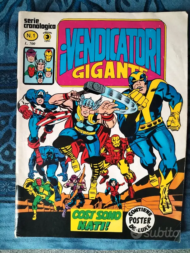 FUMETTO I VENDICATORI GIGANTE