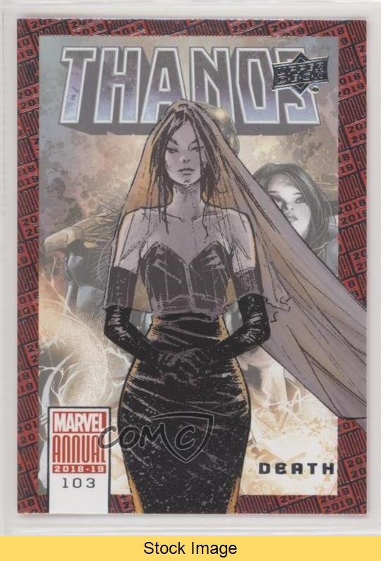 Upper Deck Marvel Annual SP Death 2018-19 #103 LEGGI 0r9e