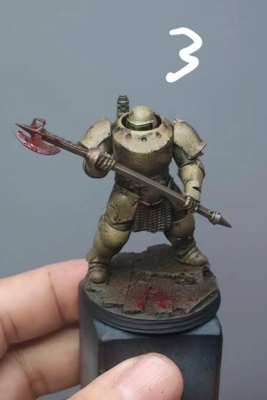 Figurine resine
