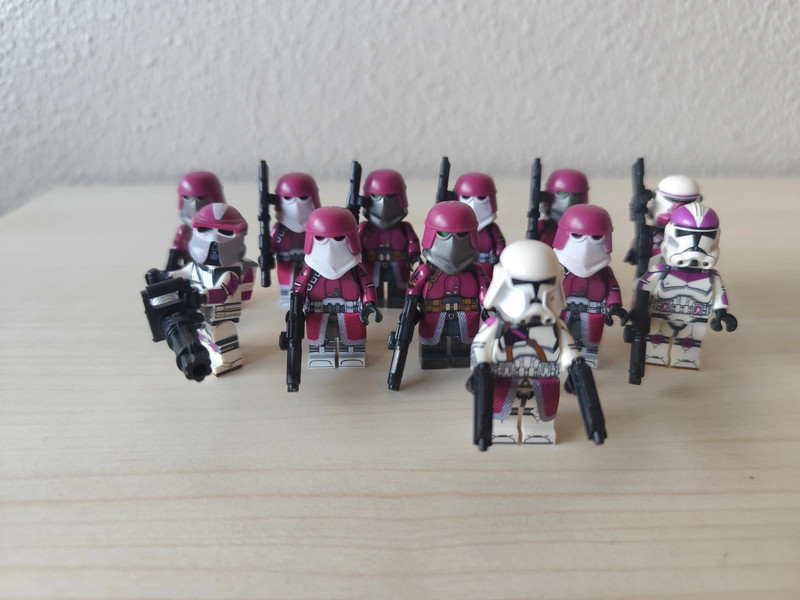 12 Clones Galactic Marines compatibles LEGO